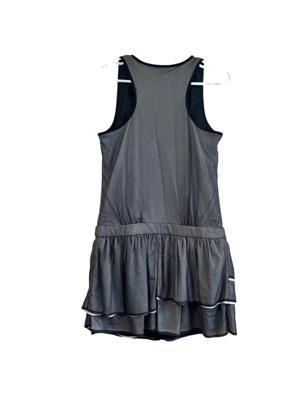 WALTER *Vintage* Drop Waist Ruffle Skirt Party Mini Dress - Picture 9 of 14